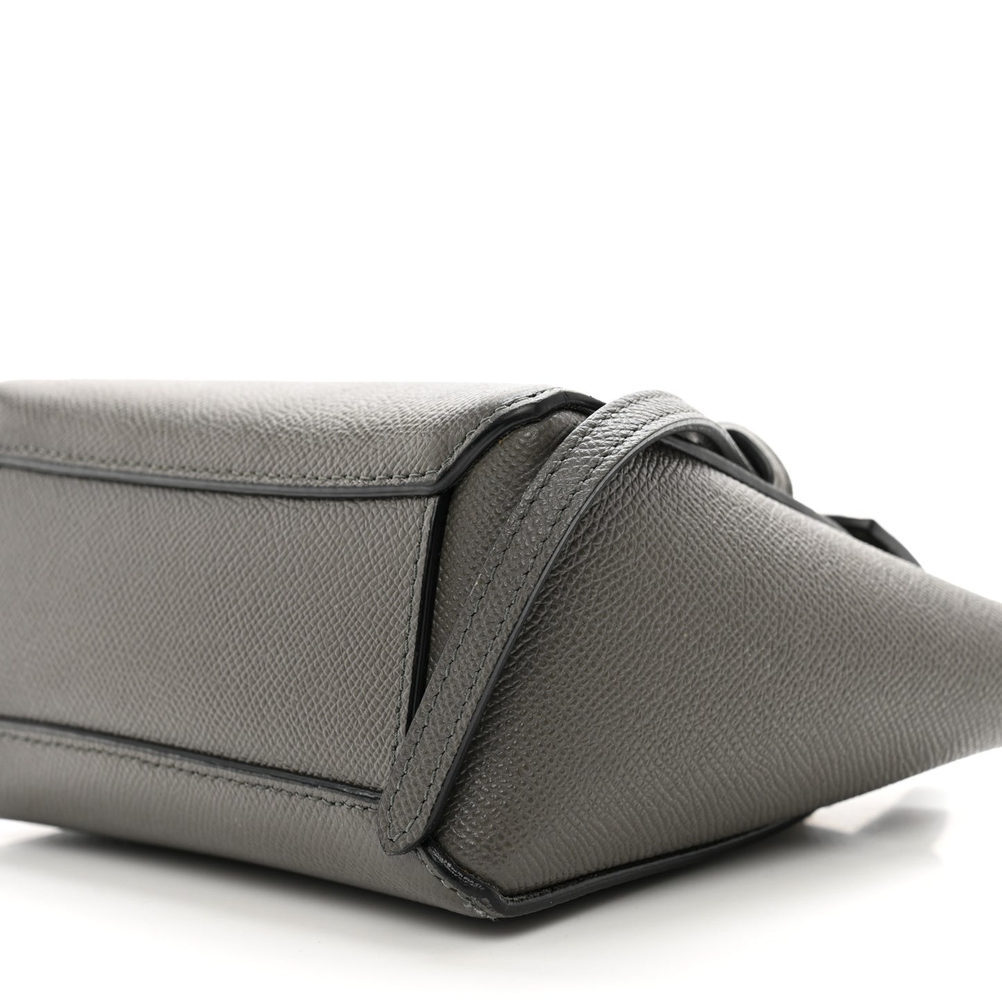 Grained Calfskin Pico Belt Bag Grey