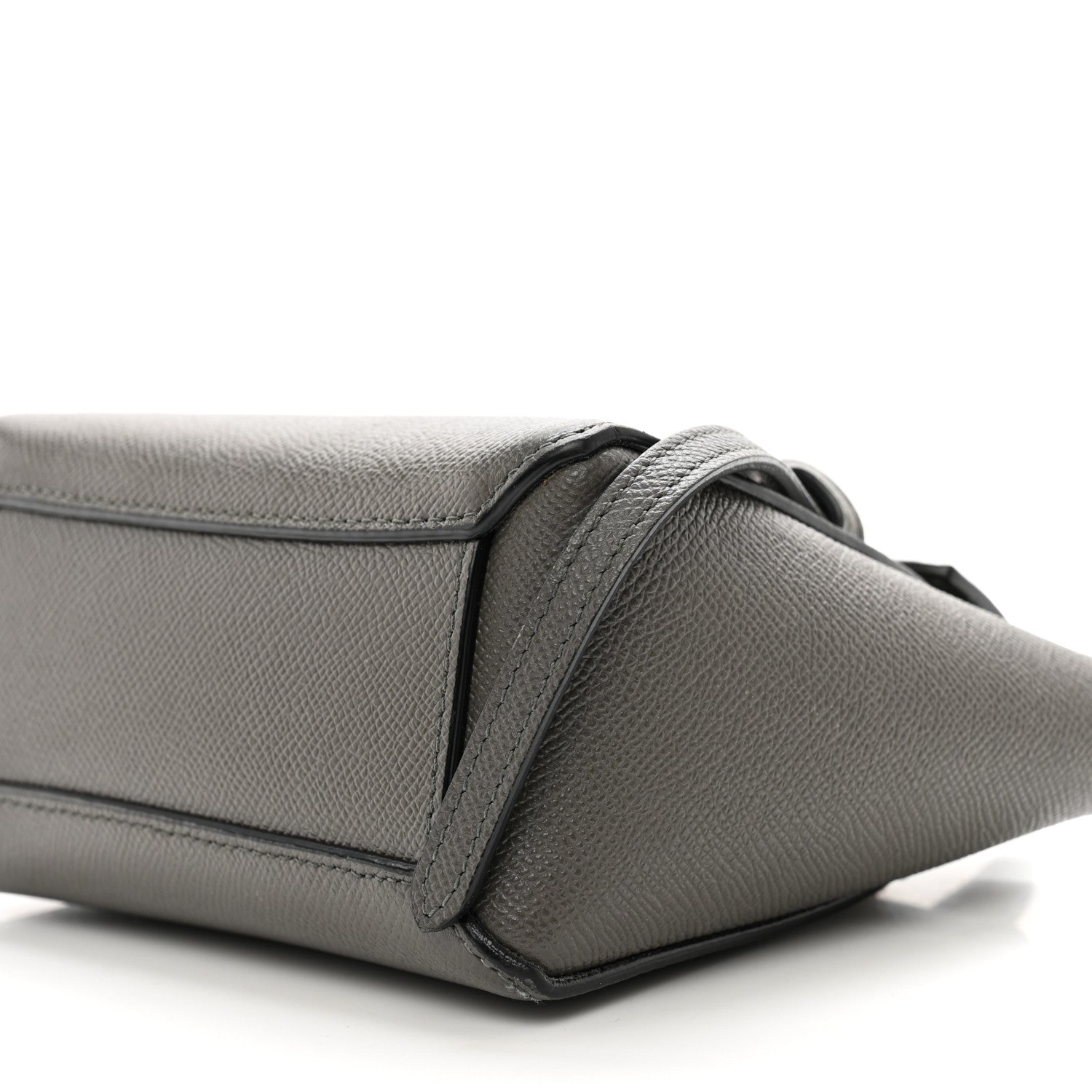 Celine Grained Calfskin Pico Belt Bag Grey 9 of 11
