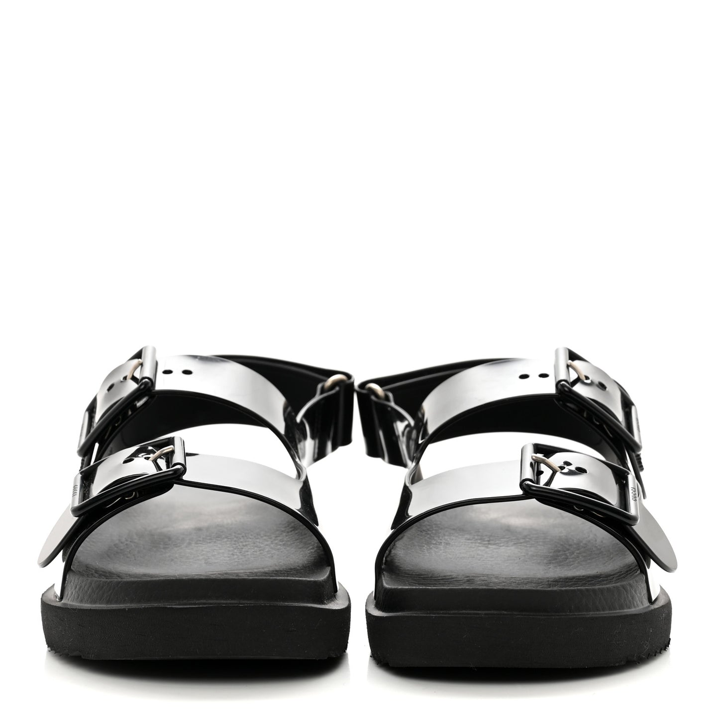 Rubber Mini Double G Womens Isla Dad Sandals 36 Black