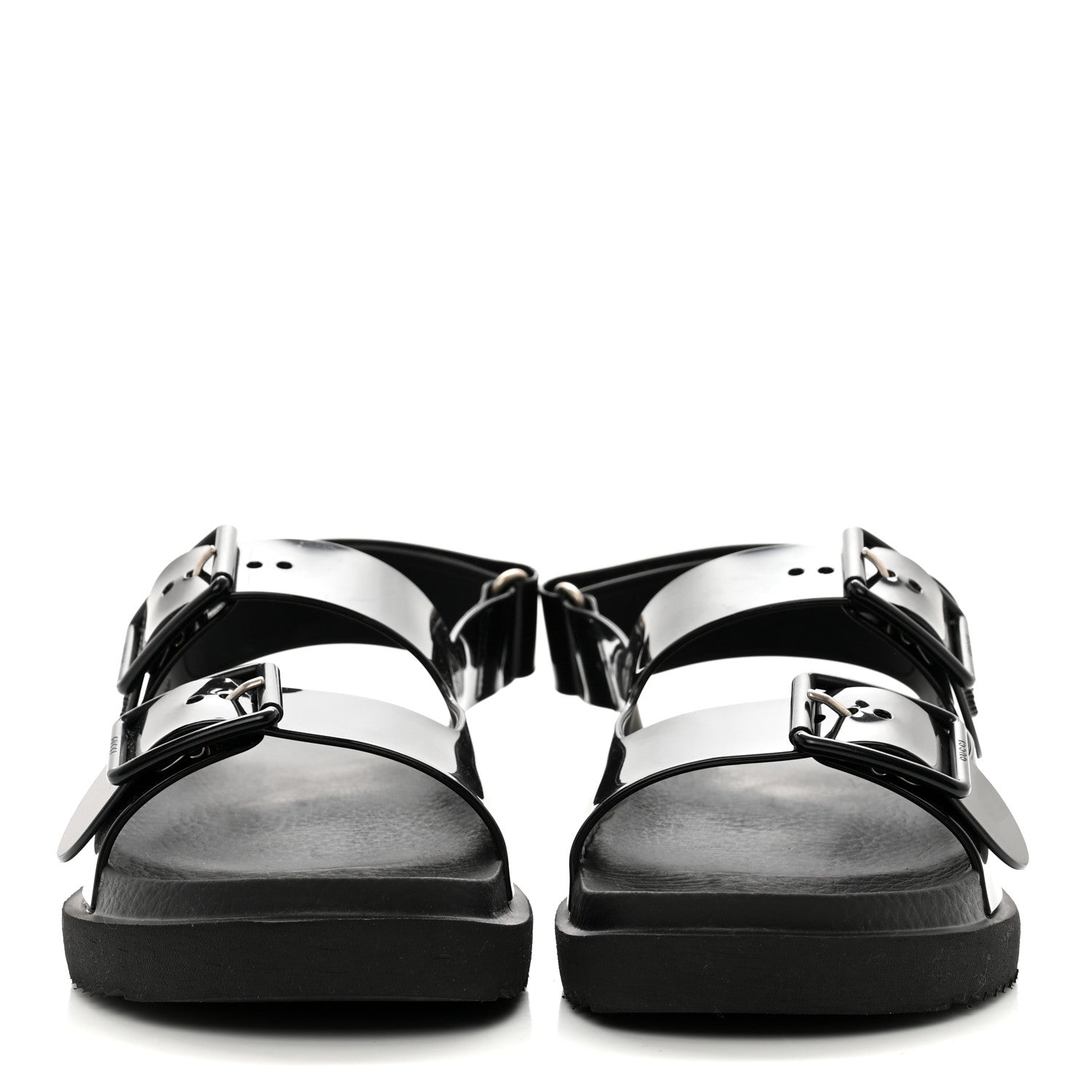 Gucci Rubber Mini Double G Womens Isla Dad Sandals 36 Black 2 of 7