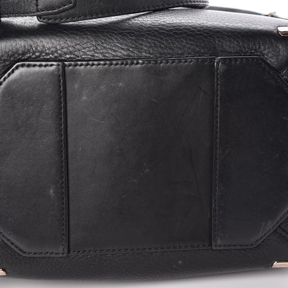 Alexander Wang Pebbled Calfskin Prisma Skeletal Backpack Black Rose Gold Hardware 13 of 13
