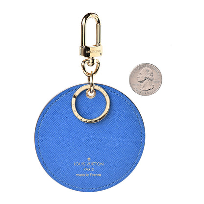 Louis Vuitton Monogram 2019 Christmas Animation Venice Bag Charm Key Ring Blue 2 of 4