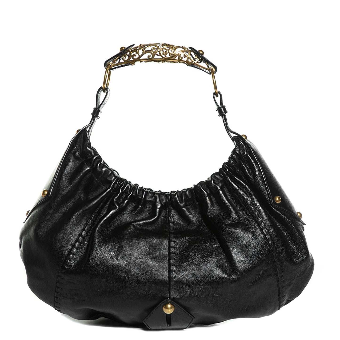 Calfskin Vincennes Mombasa Hobo Black