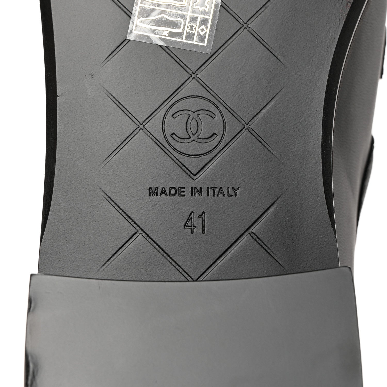 Chanel Lambskin Quilted CC Turnlock Loafers 41 Black 8 of 9