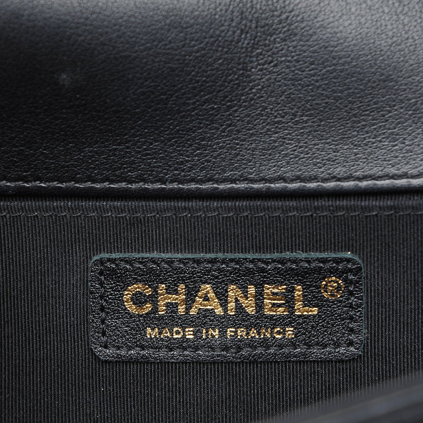 Calfskin Quilted Medium Boy Flap Black