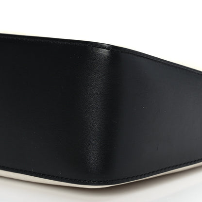 Givenchy Coated Canvas Logo 4G Embossed Small Moon Cut Out Shoulder Bag Ivory 8 of 8