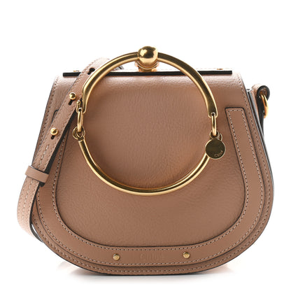 Chloe Calfskin Suede Small Nile Bracelet Bag Biscotti 1 of 8