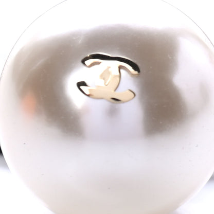 Chanel Pearl CC Hair Tie Black White 4 of 4