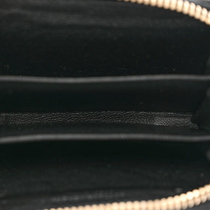 Bottega Veneta Nappa Intrecciato Zip Around Coin Purse Black 4 of 8