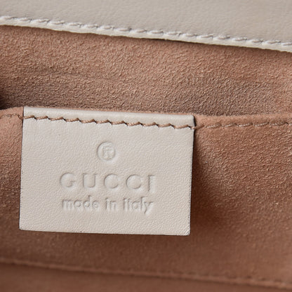 Gucci GG Supreme Monogram Studded Small Padlock Shoulder Bag White 6 of 10