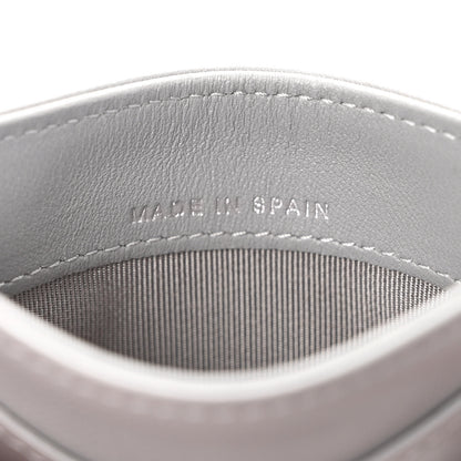 Chanel Lambskin Quilted Card Holder Grey 7 of 7