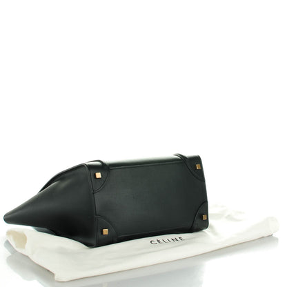 Celine Smooth Calfskin Mini Luggage Black 4 of 8