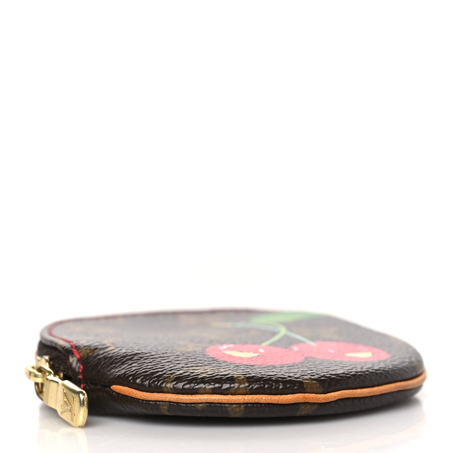 Monogram Cerises Round Coin Purse