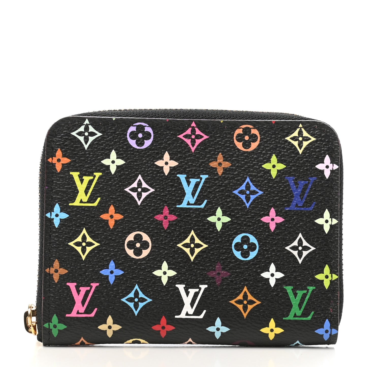 Monogram Multicolor Zippy Coin Purse Black Grenade