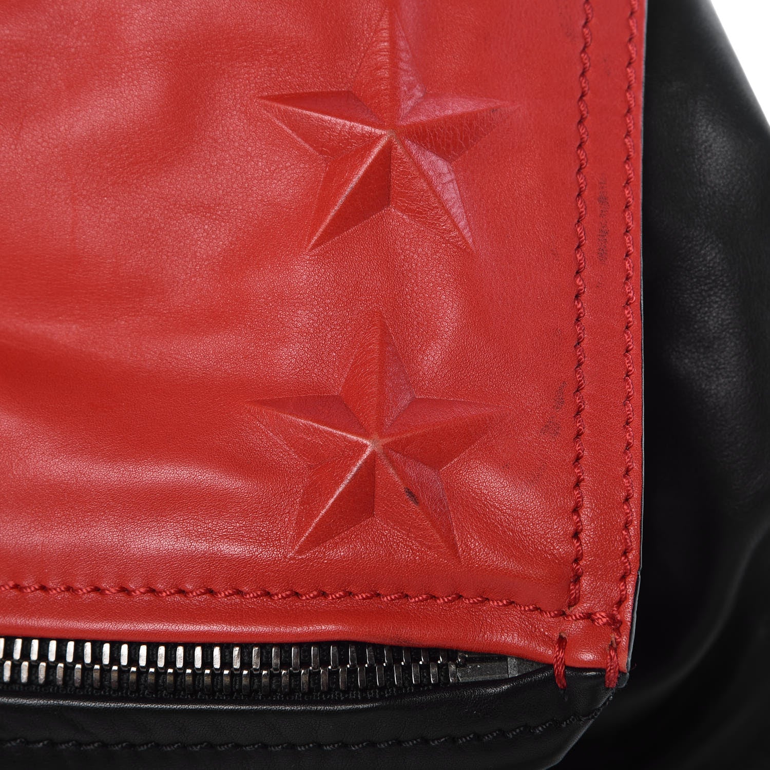 Givenchy Calfskin Star Embossed Medium Pandora Black Red 9 of 15
