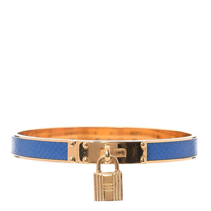 Hermes Courchevel Kelly Lock Cadena Bracelet Brighton Bleu 1 of 5
