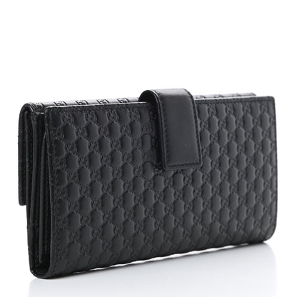Gucci Microguccissima Continental Flap Wallet Black 3 of 11