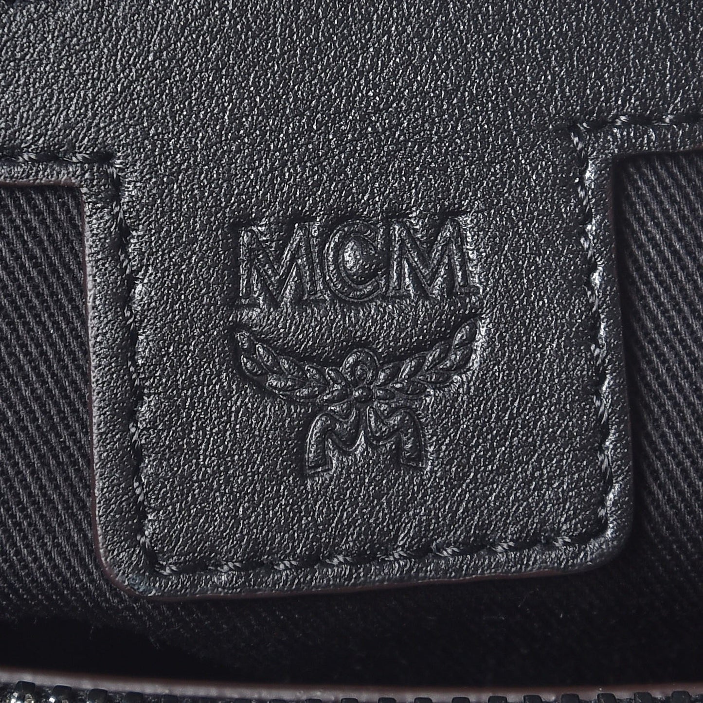 Calfskin Ottomar Monogram Large Essential Tote Black