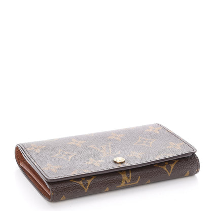 Louis Vuitton Monogram Porte-Monnaie Tresor Wallet 4 of 8