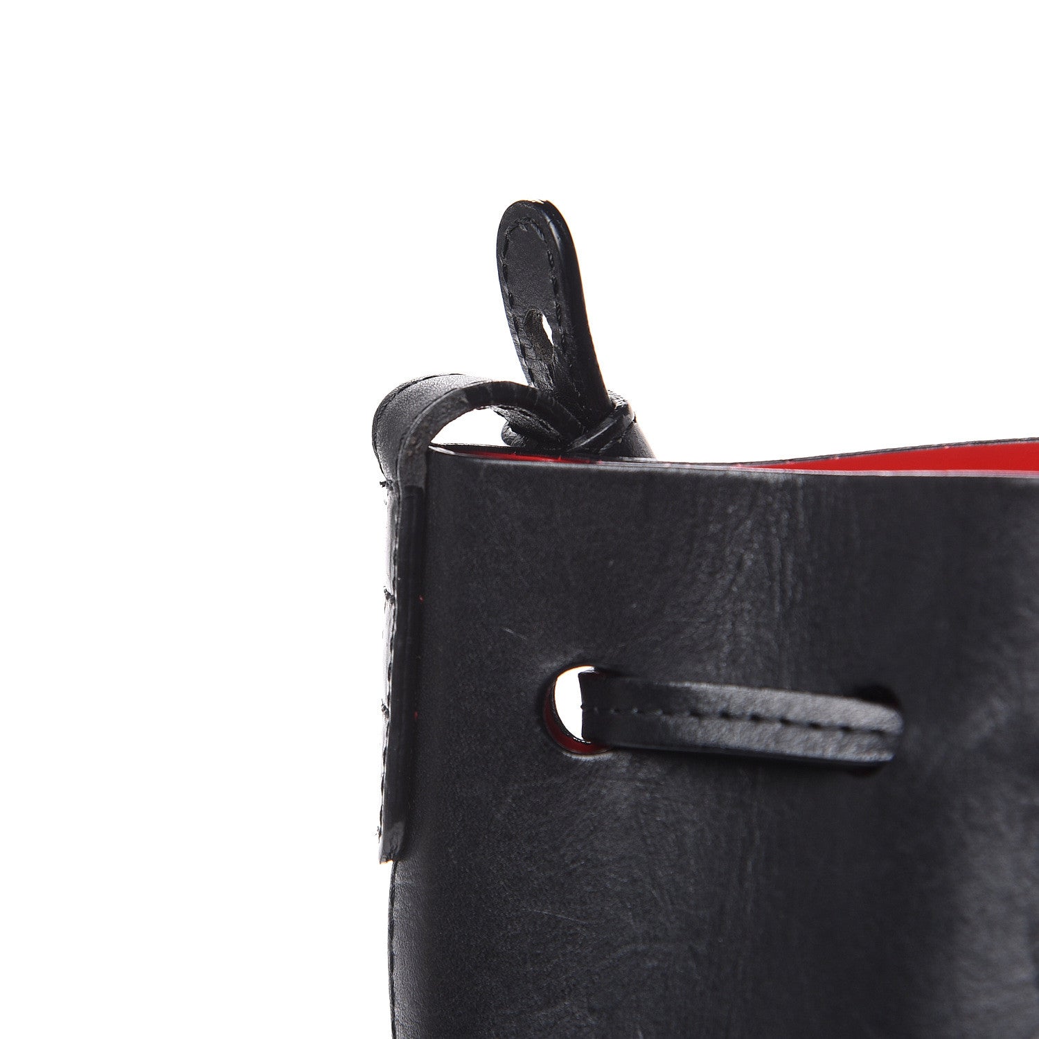 Mansur Gavriel Calfskin Mini Mini Bucket Bag Black Flamma 11 of 13