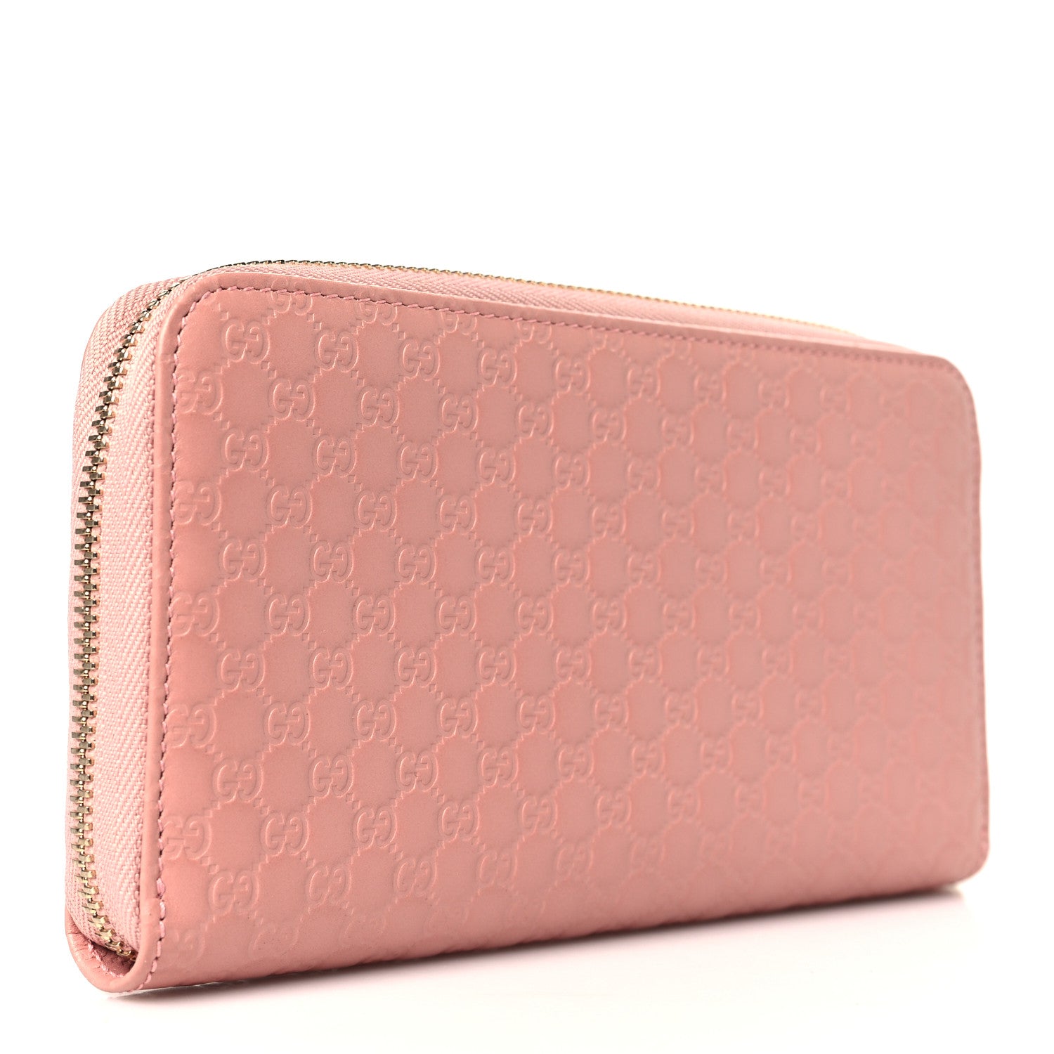 Gucci Microguccissima Zip Around Wallet Soft Pink 3 of 7