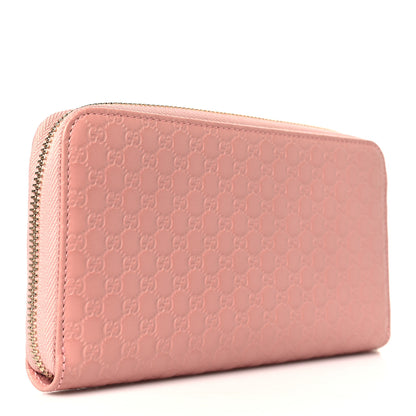 Gucci Microguccissima Zip Around Wallet Soft Pink 3 of 7