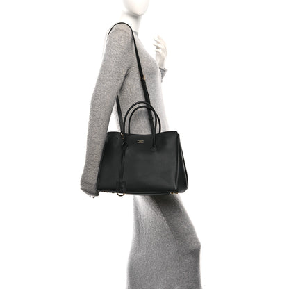 Balenciaga Smooth Calfskin Hampton Carry All Bag Black 2 of 10