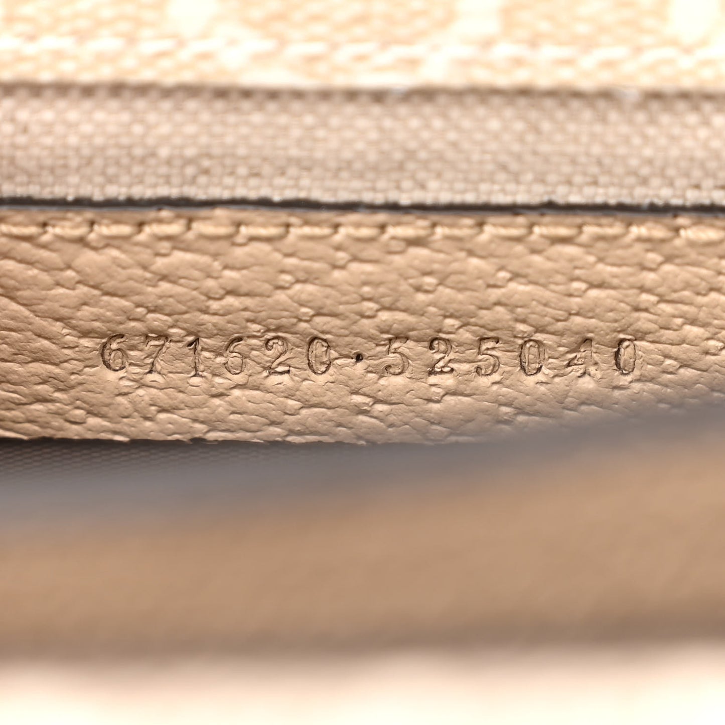 GG Supreme Monogram Textured Dollar Calfskin Mini Retro Interlocking G Flap Shoulder Bag Beige Mystic White Oatmeal