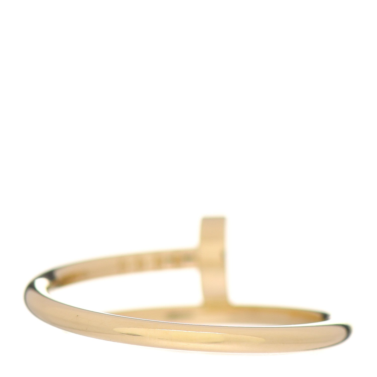 Cartier 18K Yellow Gold Small Juste Un Clou Ring 55 7.25 3 of 5