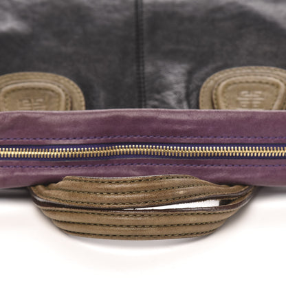 Givenchy Lambskin Tri-Color North South Nightingale Black Gold Purple 11 of 14