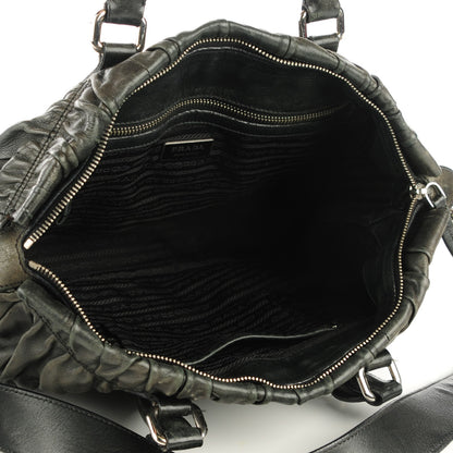 Prada Nappa Gaufre Shoulder Bag Nero Black 12 of 14