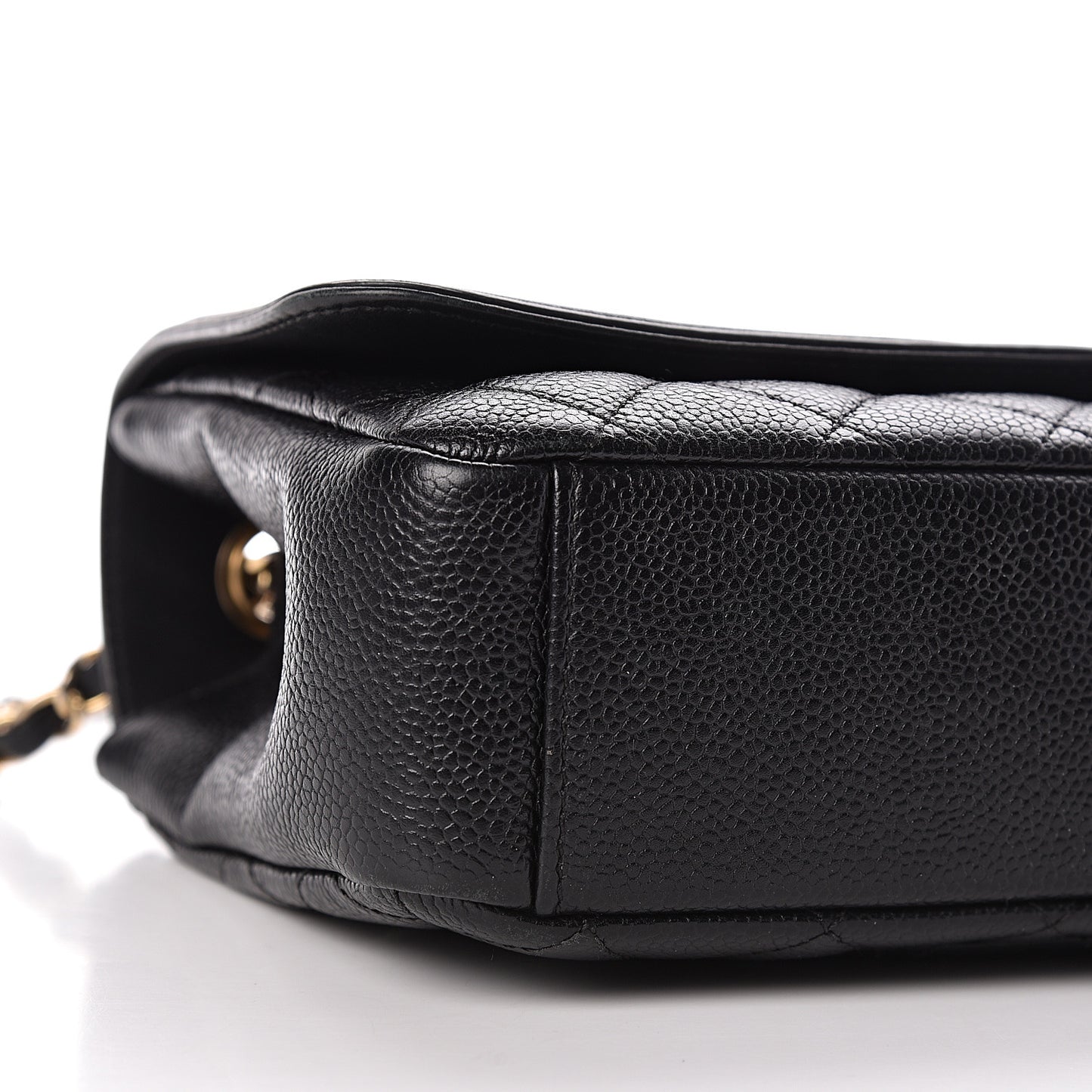 Caviar Quilted Medium CC Filigree Flap Black