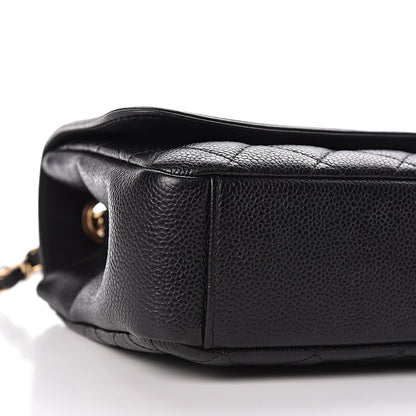Chanel Caviar Quilted Medium CC Filigree Flap Black 10 of 13