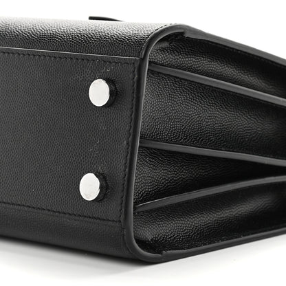 Saint Laurent Grained Calfskin Nano Sac De Jour Black 9 of 10