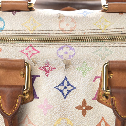 Louis Vuitton Monogram Multicolor Speedy 30 White 17 of 20