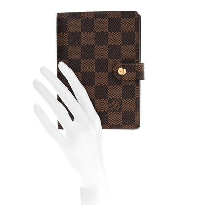Louis Vuitton Damier Ebene Small Ring Agenda Cover 2 of 7