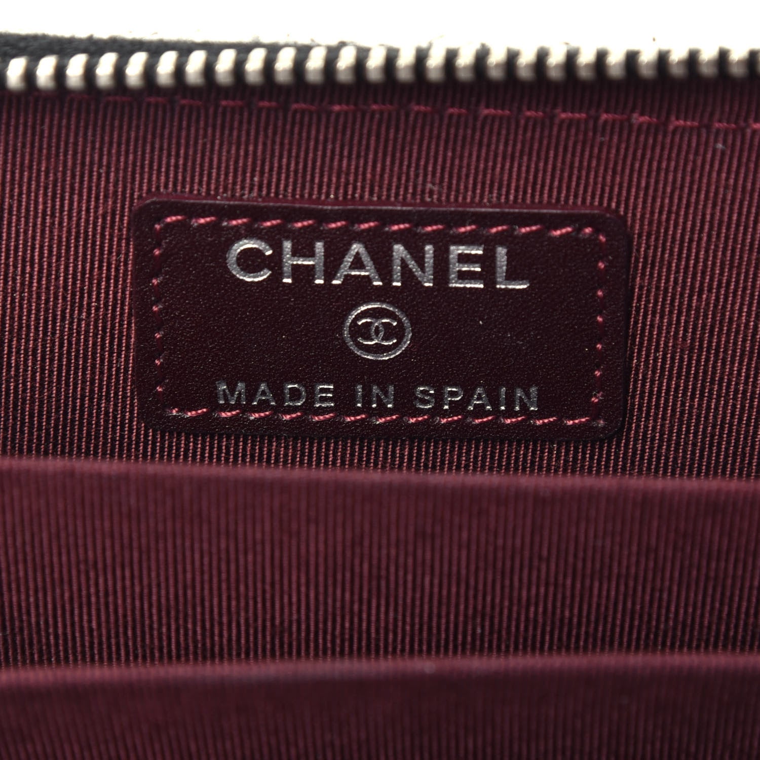 Chanel Caviar Quilted Zip Coin Purse Black 6 of 7
