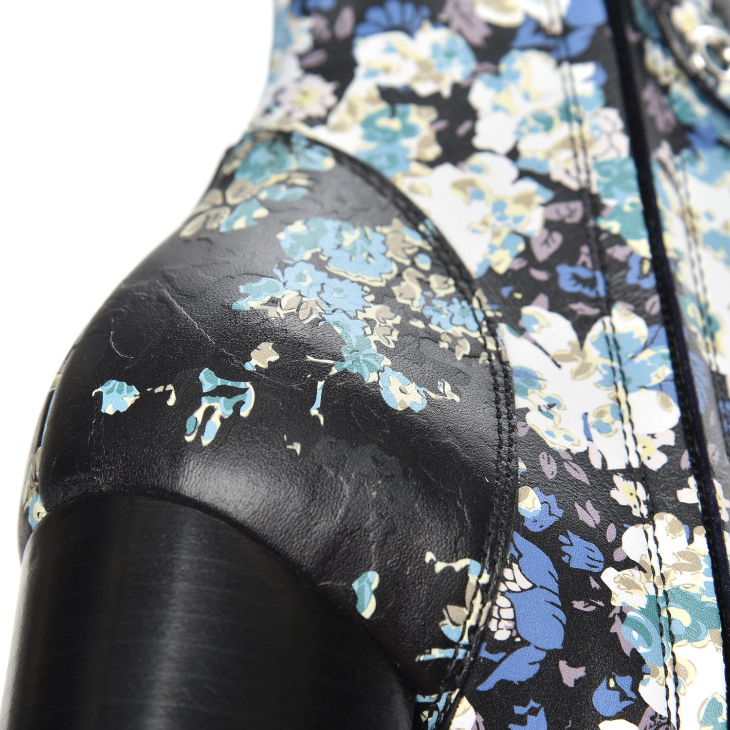 Louis Vuitton Calfskin Floral Star Trail Ankle Boots 40 Black 9 of 9