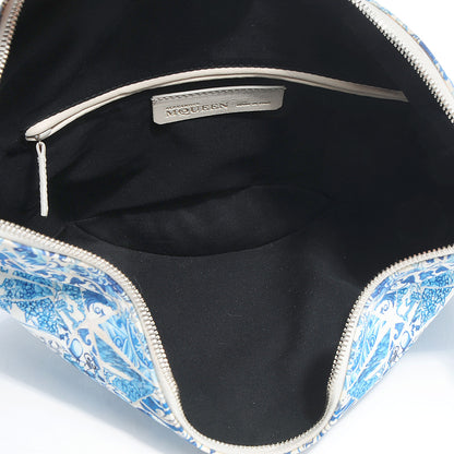 Alexander McQueen Silk De Manta Porcelain Clutch 6 of 8
