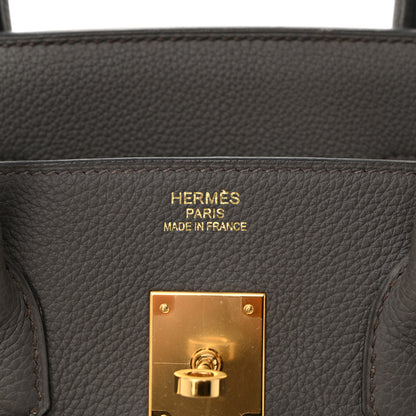 Hermes Togo BIRKIN 35 Etain 6 of 12