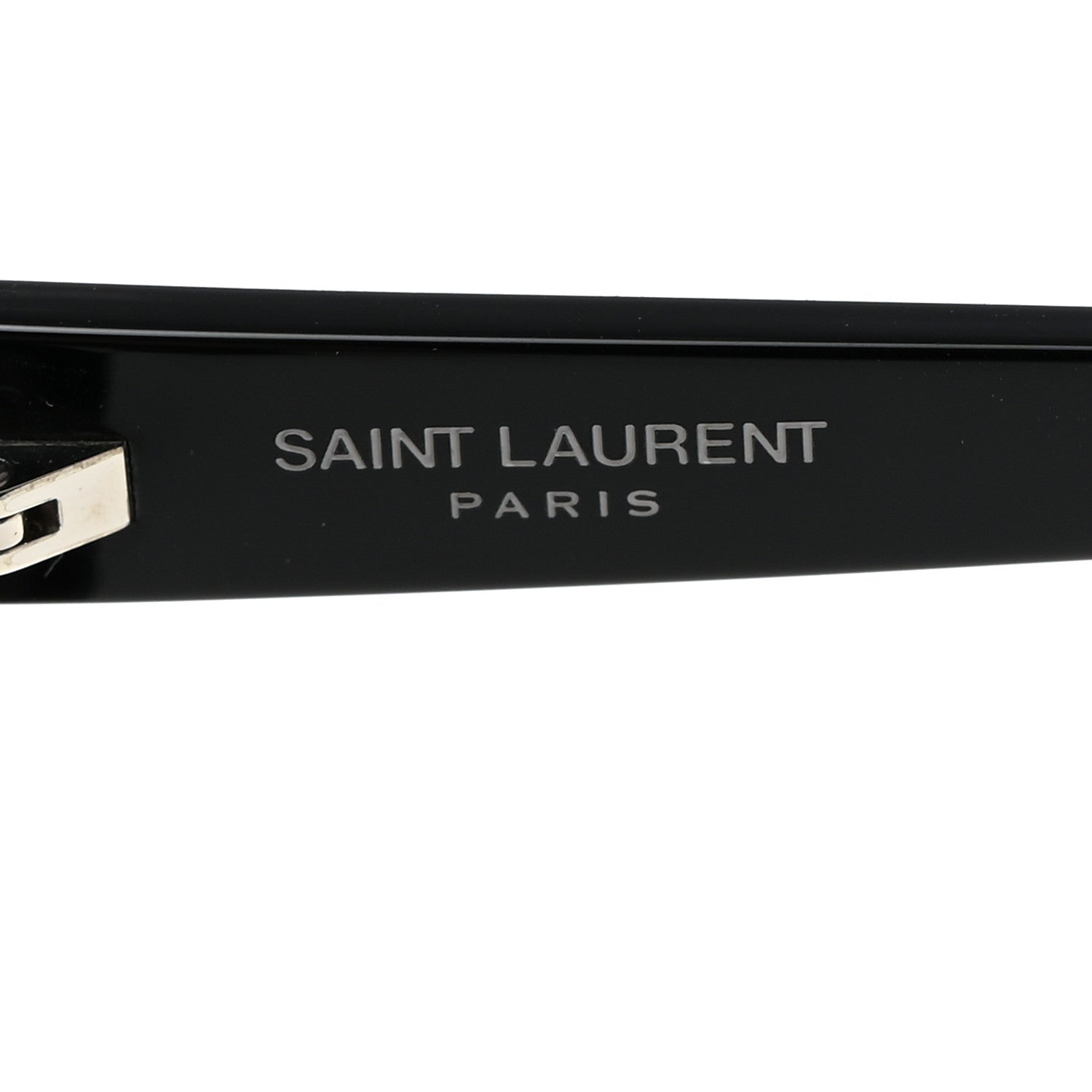 Saint Laurent Acetate Mica Cat Eye Sunglasses SL 276 Black 6 of 8