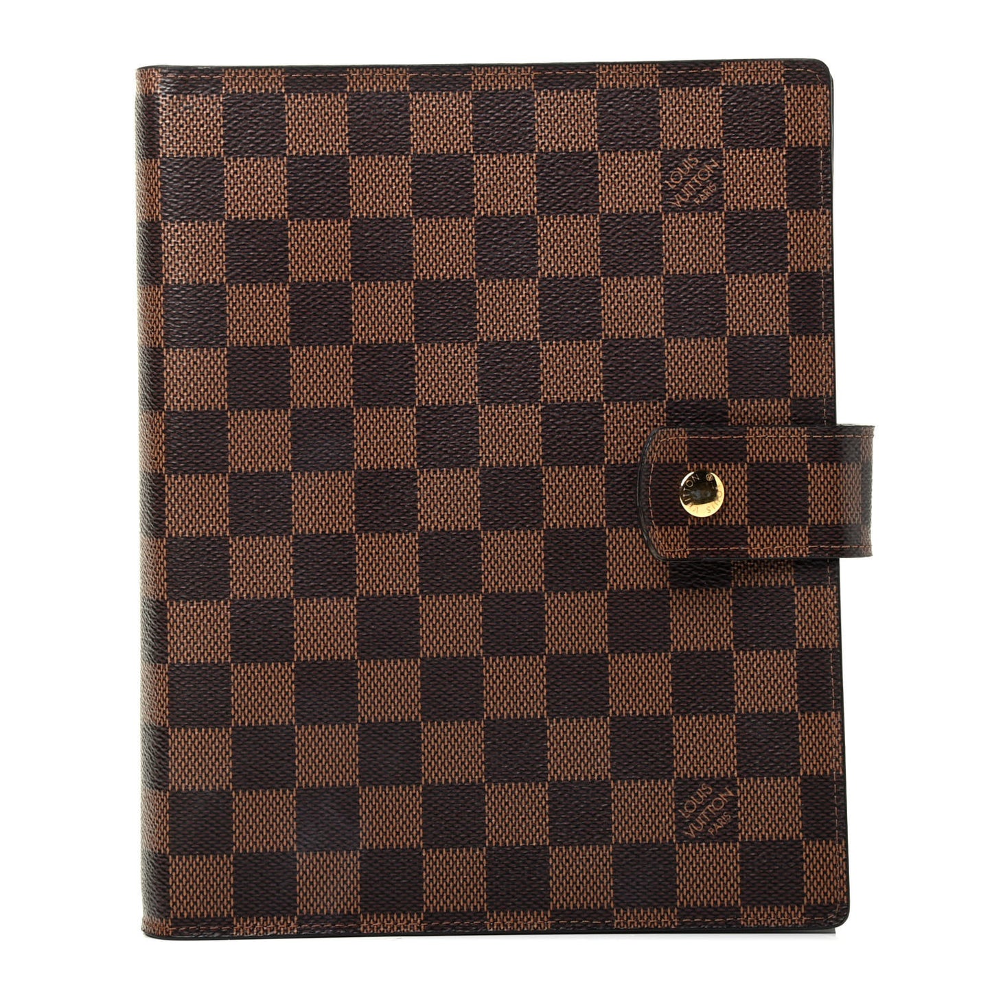 Damier Ebene Large Ring Agenda Cover