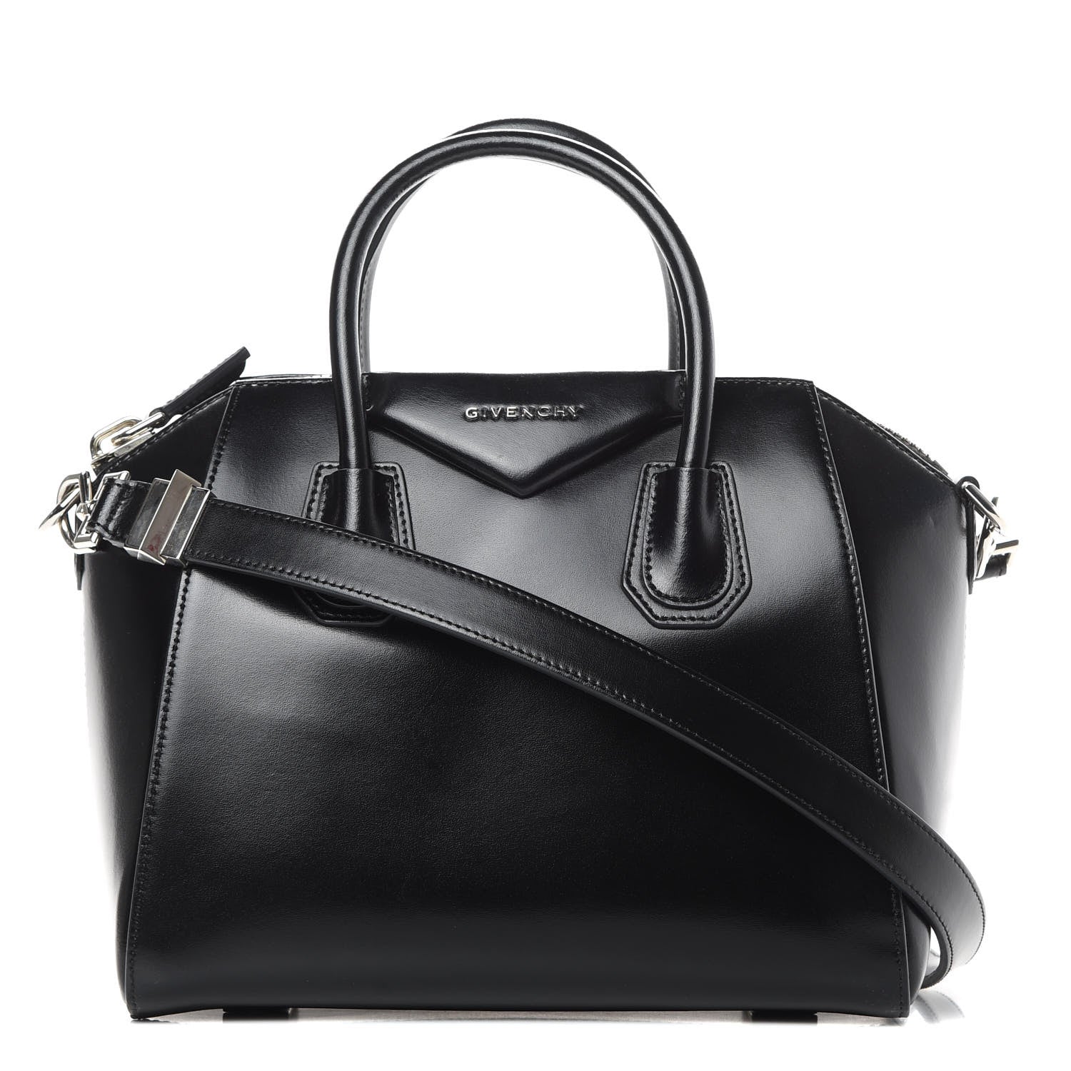 Givenchy Shiny Lord Calfskin Small Antigona Black 1 of 12
