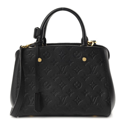 Louis Vuitton Empreinte Montaigne BB Black 1 of 9