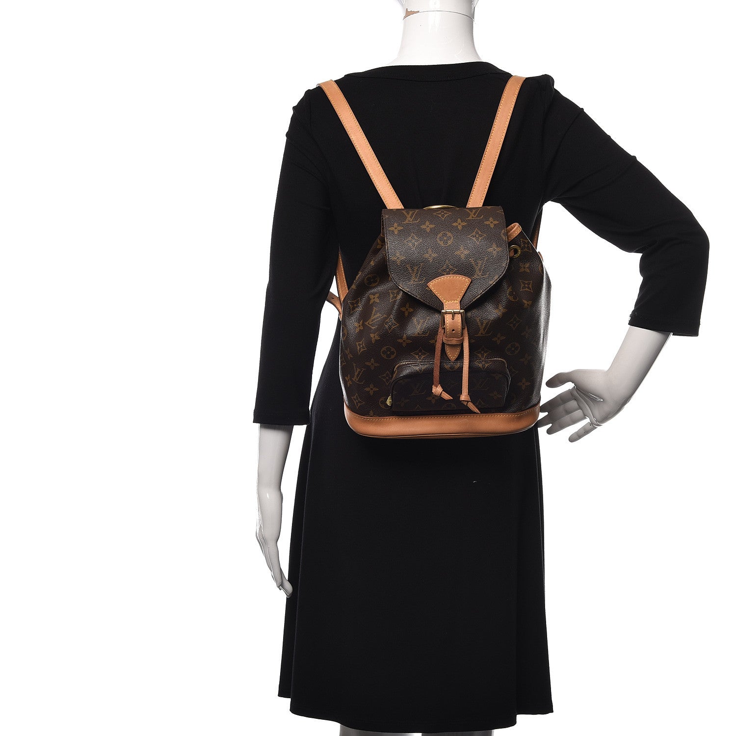 Louis Vuitton Monogram Montsouris MM Backpack 2 of 11