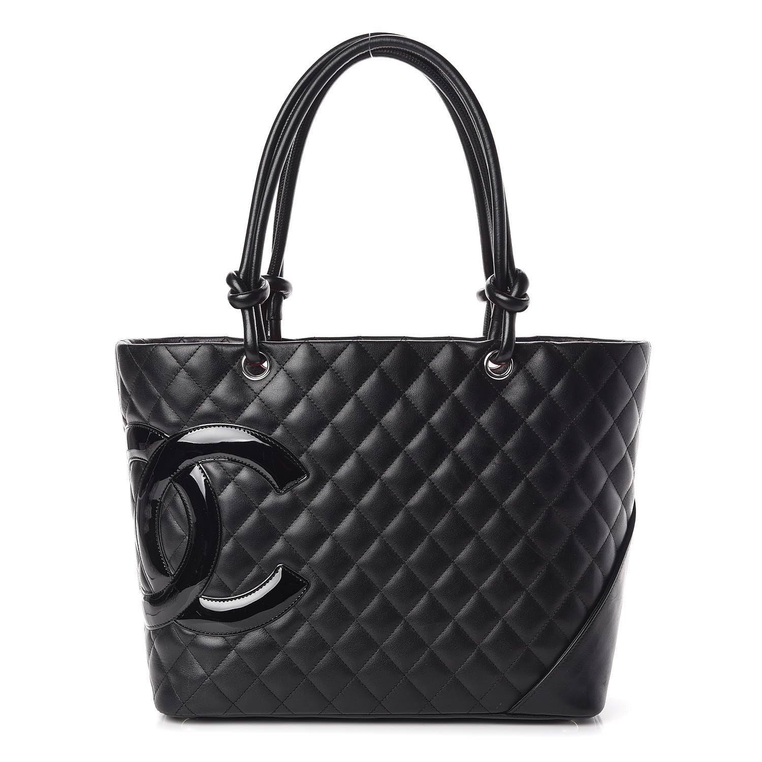Chanel Calfskin Quilted Large Cambon Tote Black 1 of 12