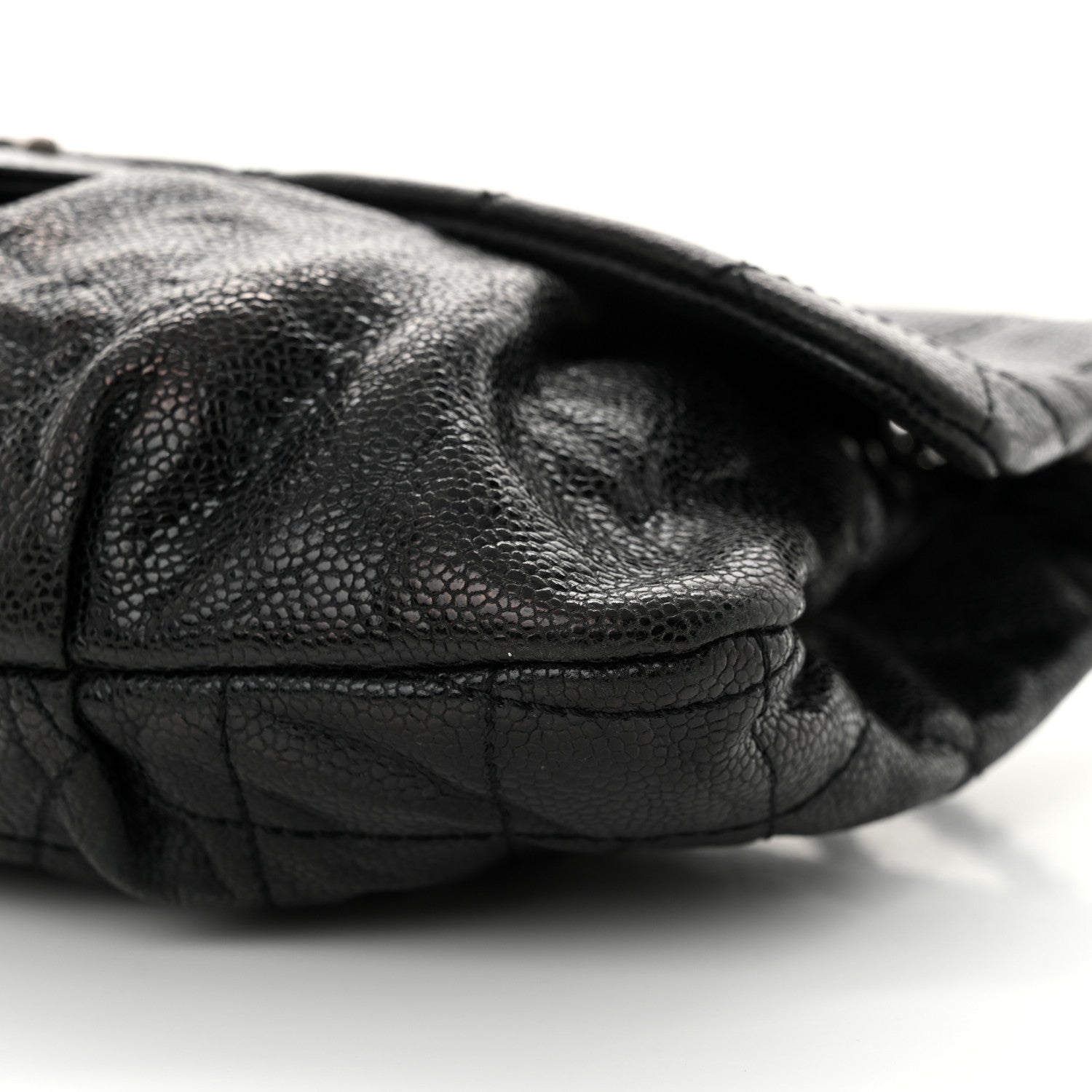 Chanel Caviar Quilted Medium Elastic Flap Black 10 of 10
