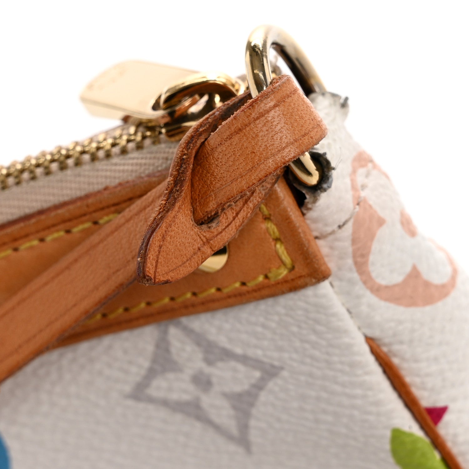 Louis Vuitton Monogram Multicolor Pochette Accessories White 12 of 12