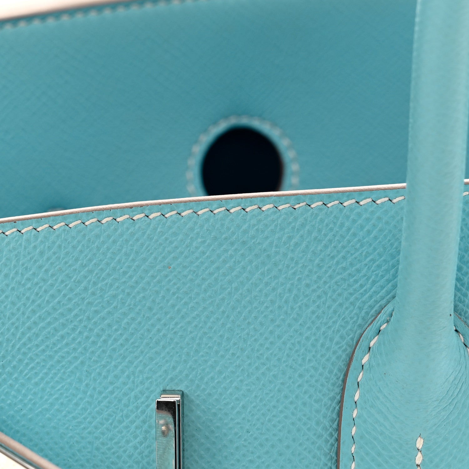Hermes Epsom Candy Birkin 35 Celeste Mykonos 14 of 14