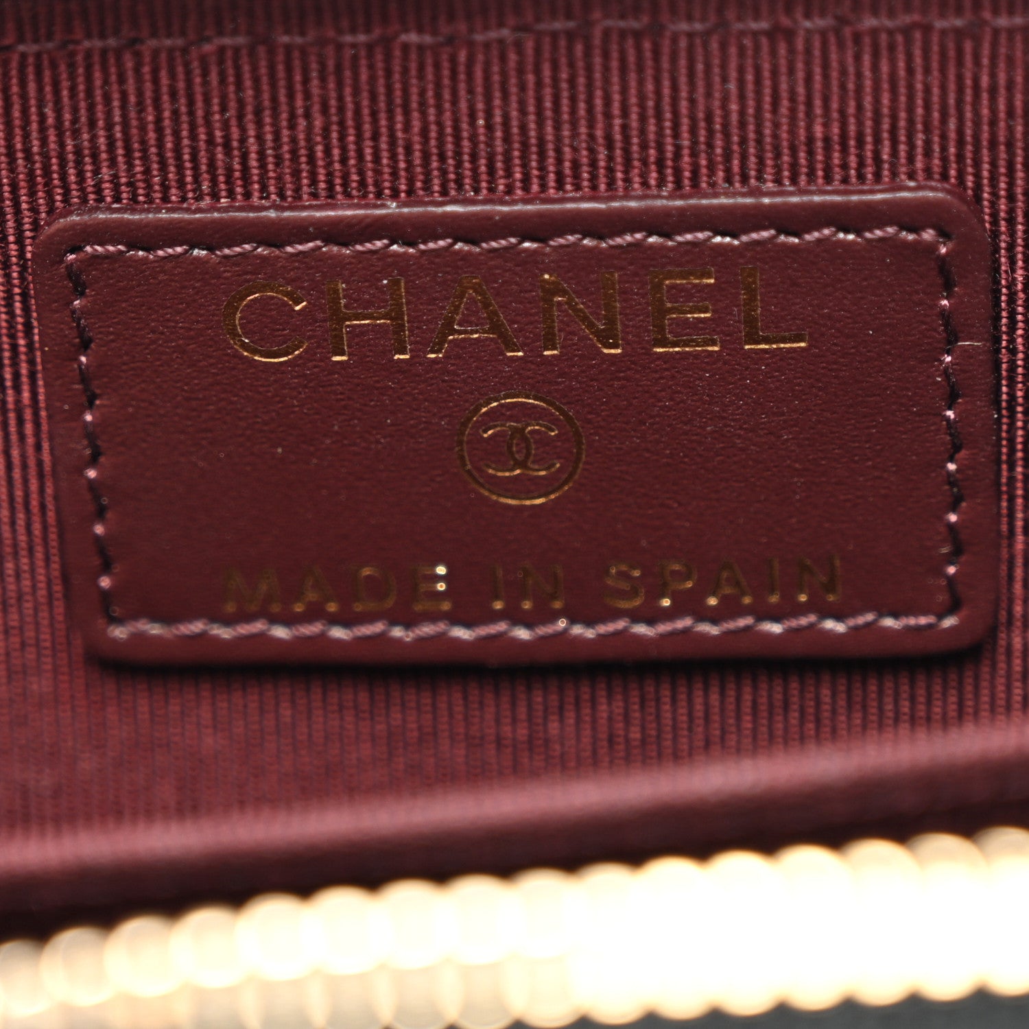 Chanel Caviar Quilted Zip Coin Purse Black 6 of 8